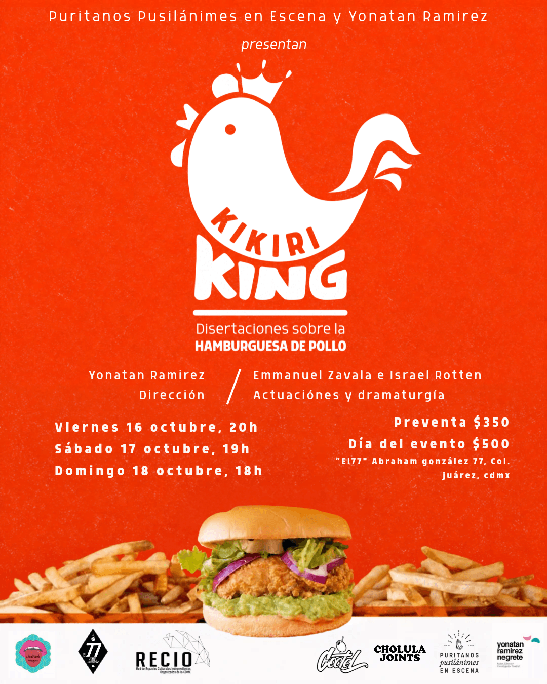 Kikiriking ó Disertaciones sobre la hamburguesa de Pollo