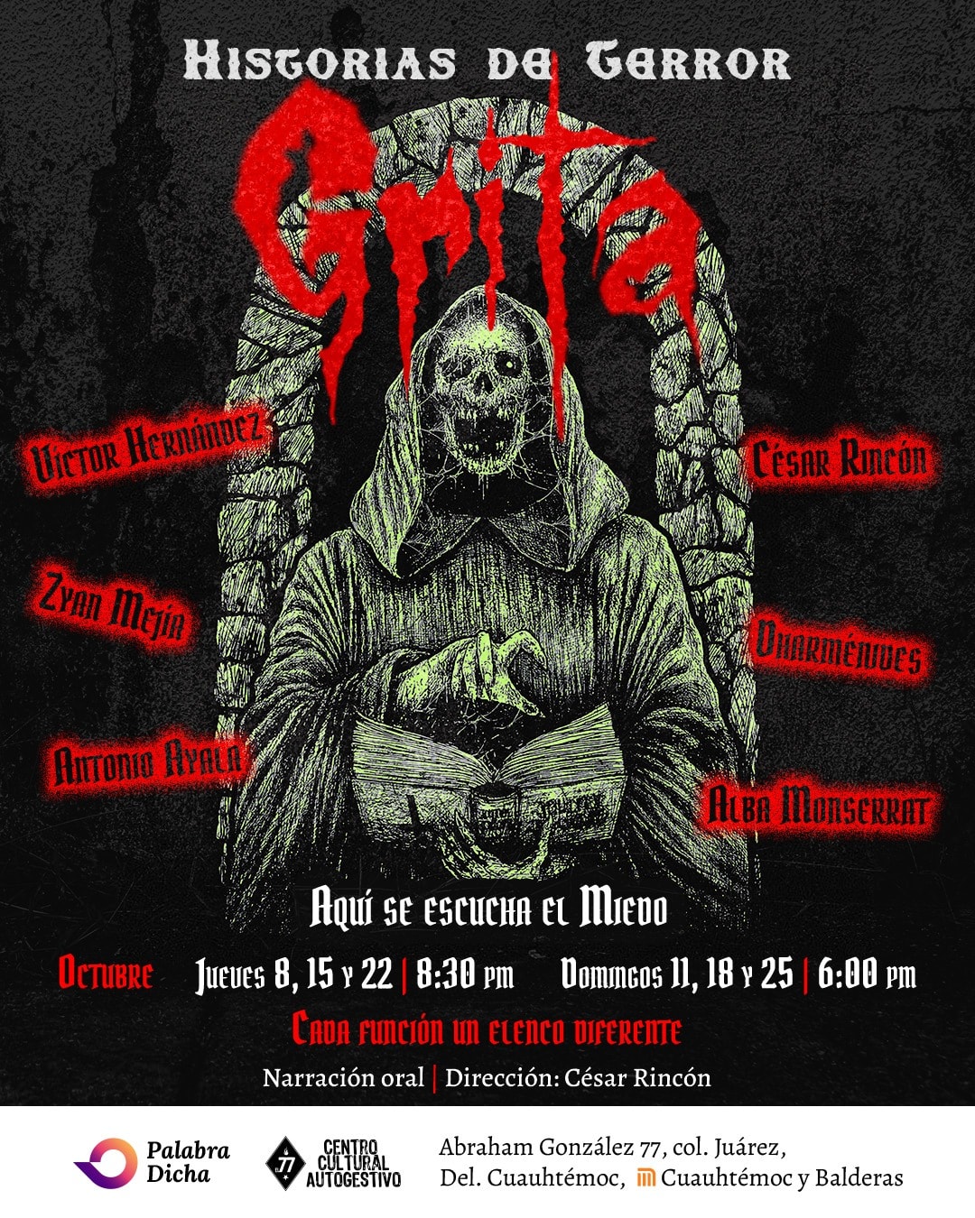 Grita. Historias de terror