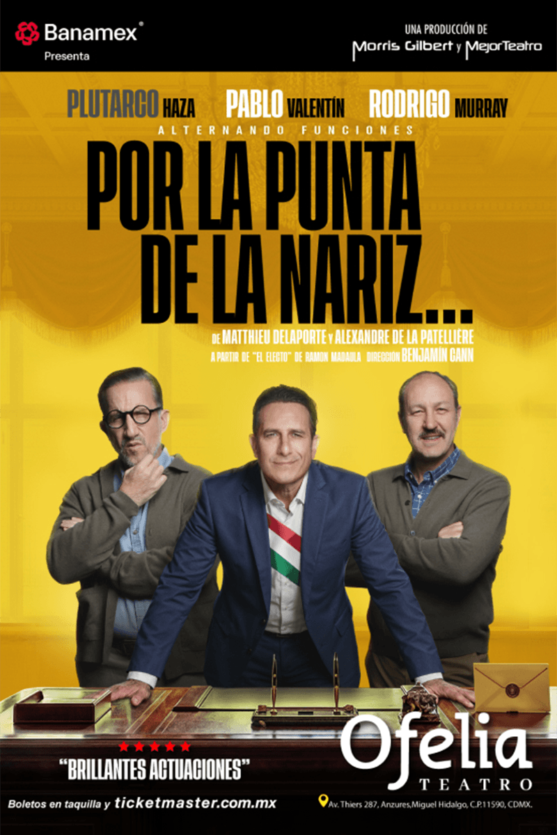 Por la punta de la nariz… ganó la presidencia