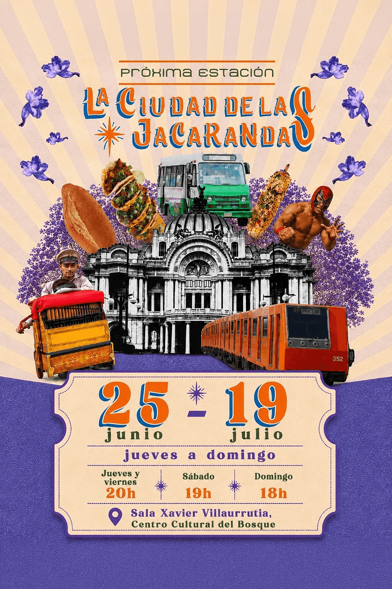Próxima estación: La ciudad de las jacarandas